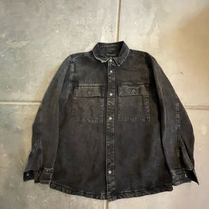 No boundaries black denim jacket